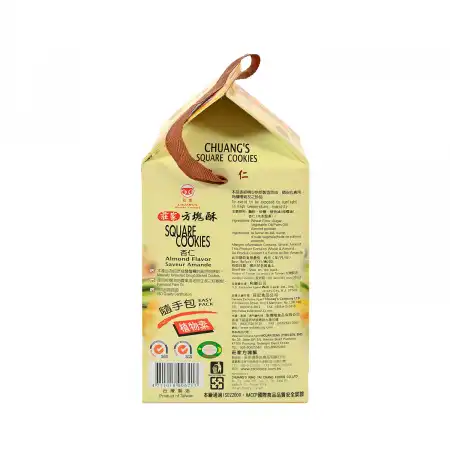 台湾庄家 方块酥 杏仁口味 10pcs/380g