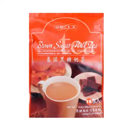 台湾基诺 黑糖奶茶 18包入/360g