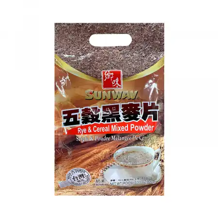 台湾乡味 五谷黑麦片 10包入/300g
