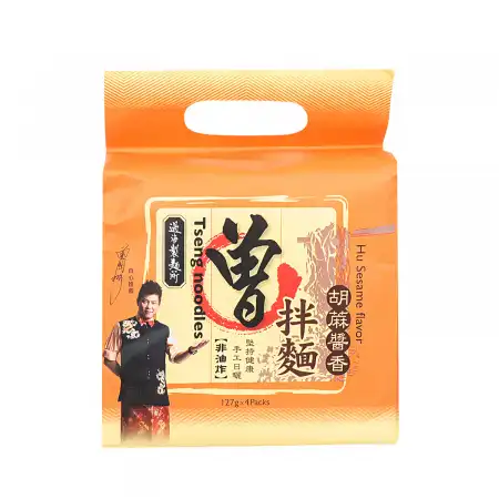 台湾曾 胡麻酱香拌面 4包入/508g