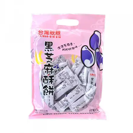 台湾亲亲 黑芝麻酥饼 250g