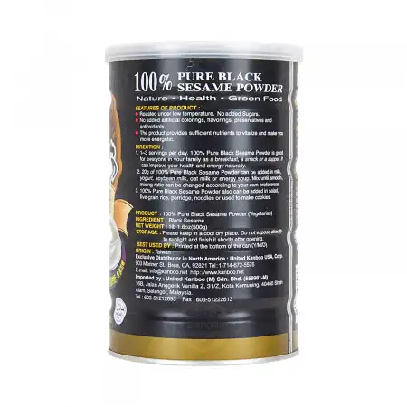 YOUJICHUFANG 100% Pure Black Sesame Powder 500g - Tak Shing Hong