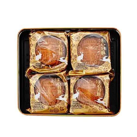 香港美心 三黄白莲蓉月饼 4pcs/740g