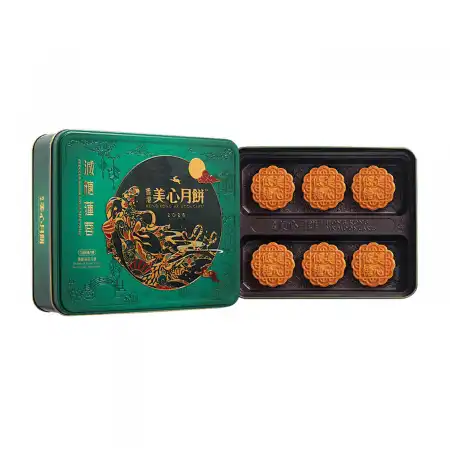 香港美心 减糖蛋黄莲蓉月饼 6pcs/540g