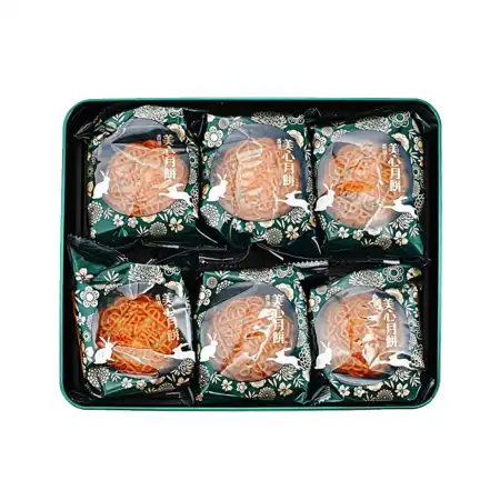 香港美心 减糖蛋黄莲蓉月饼 6pcs/540g