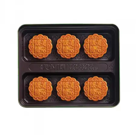 香港美心 减糖蛋黄莲蓉月饼 6pcs/540g