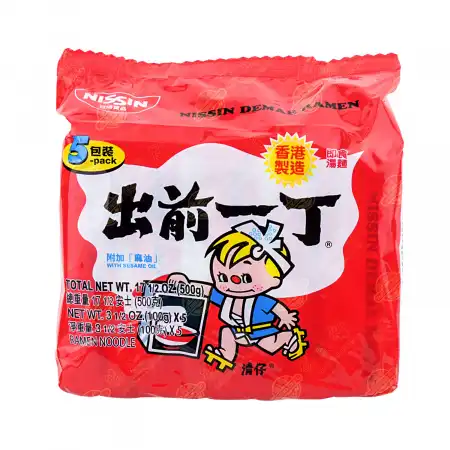 日清 出前一丁 麻油味 5pcs/500g