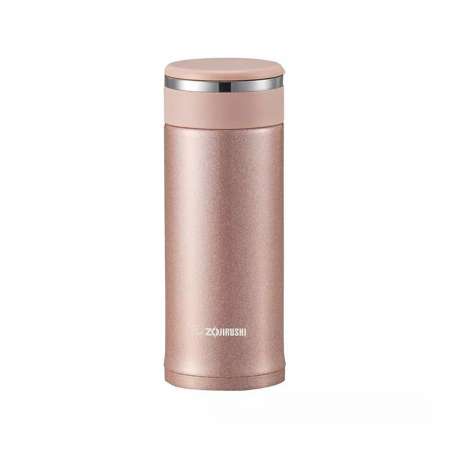 ZOJIRUSHI Stainless Mug with Tea Leaf Filter - Pink Champagne 11oz