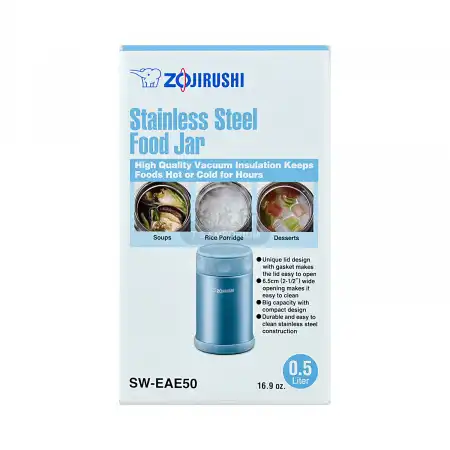 象印 不锈钢真空焖烧罐 湖水蓝 17oz / 0.5L (SW-EAE50-AB)