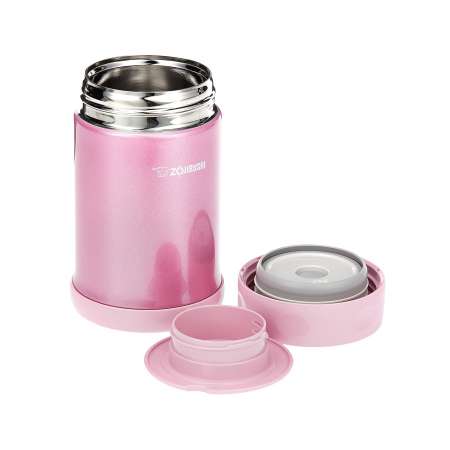 Zojirushi Stainless Steel Food Jar /Lunch/ Soup/Ice/ 16.9 oz Shiny Pink ~  NEW ~