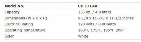 象印 电热水壶/白色 4升 (CD-LFC40WA)