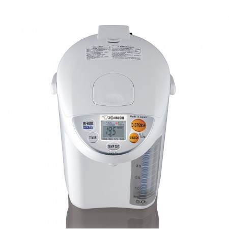 ZOJIRUSHI Water Boiler & Warmer, White 5.0L (CD-LFC50WA) - Tak
