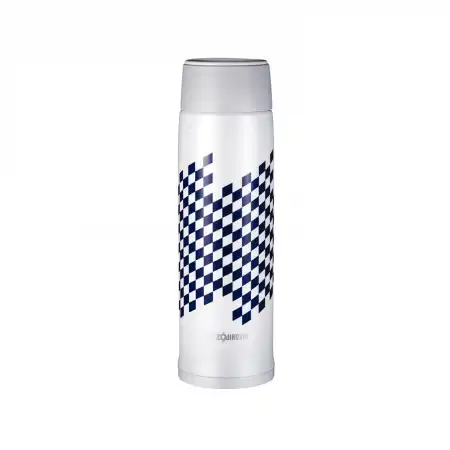 ZOJIRUSHI Stainless Mug Ichimatsu Collection - White 480ml / SM