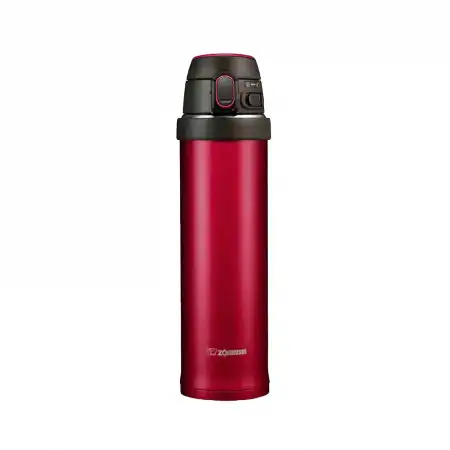ZOJIRUSHI Flip-and-Go Stainless Mug - Hibiscus Red 20oz / 0.60L