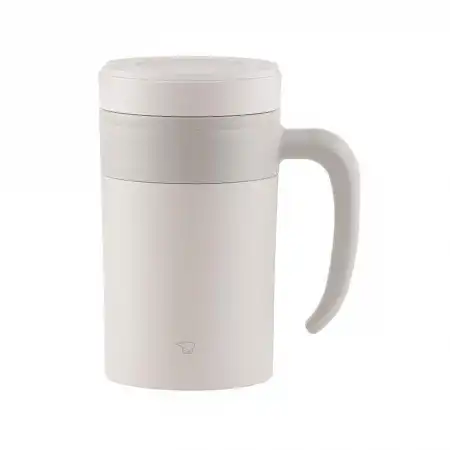象印 带把手不锈钢保温杯 灰白色 16oz / 0.48L (SE-KAE48-WZ)
