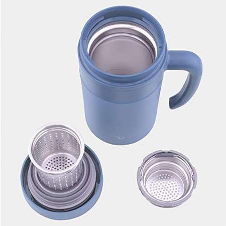 Zojirushi Stainless Steel 16oz. Travel Mug with Tea Leaf Filter SM-JTE46 -  Deep Blue