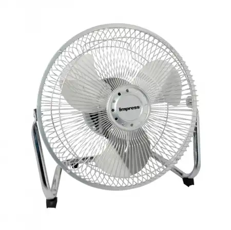 IMPRESS 9 Inch High-Velocity Electric Fan in Silver (IM-709V