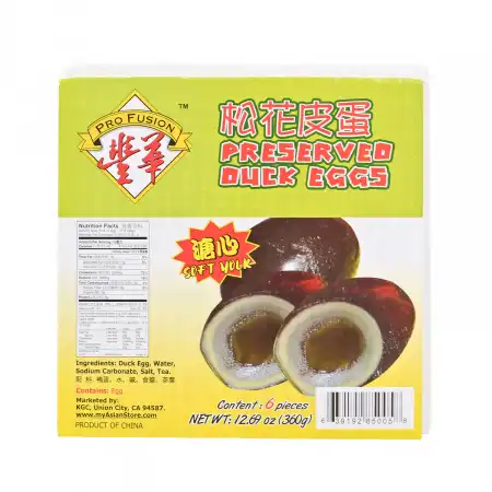 丰华 糖心松花皮蛋 6pcs/360g