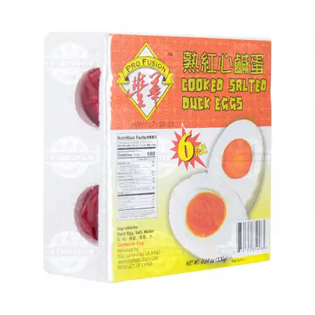 丰华 熟红心咸蛋 6pcs/330g 