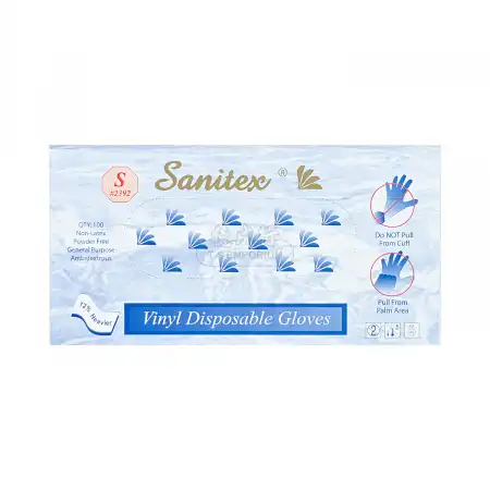SANITEX 一次性无粉手套 (S) 100枚入