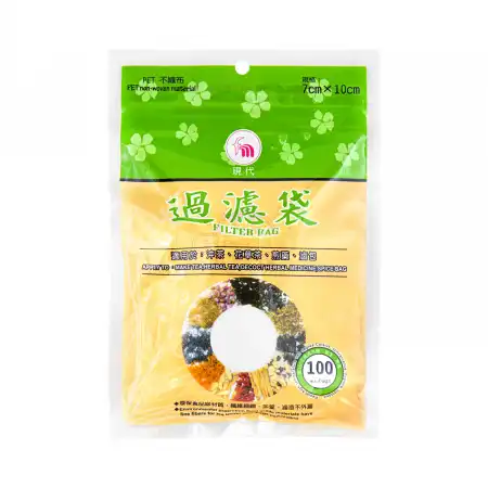 现代 多用途环保PET不织布过滤袋 100枚入/7x10cm