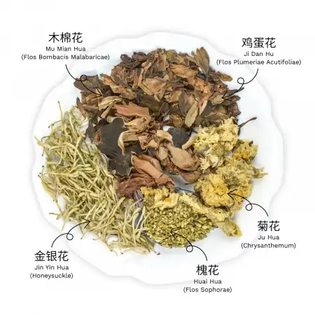 德成行汤包系列 五花茶汤包 3oz