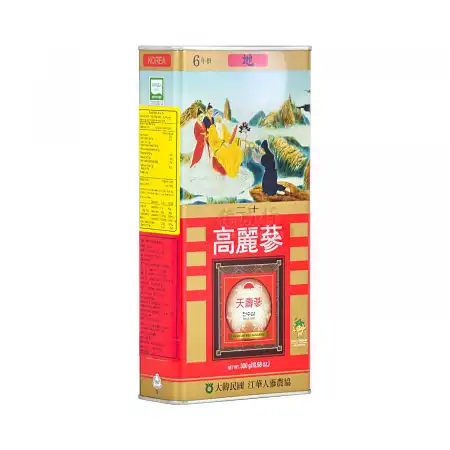 韩国天寿参 高丽参 (红参) 6年根-地20 (8两) 300g