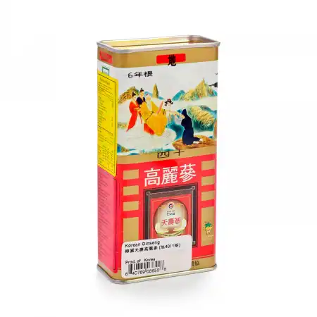韩国天寿参 高丽参 (红参) 6年根-地40 (1两) 37.5g