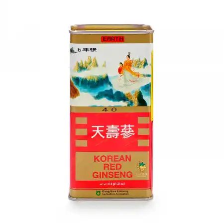 韩国天寿参 高丽参 (红参) 6年根-地40 (1两) 37.5g