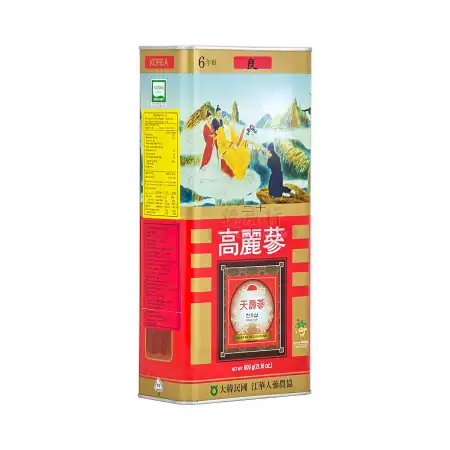韩国天寿参 高丽参 (红参) 6年根-切参 (8两) 300g