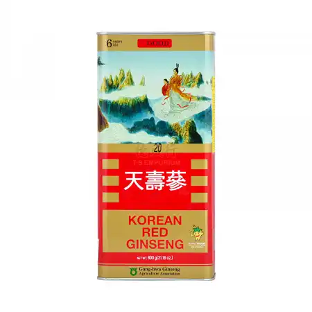 韩国天寿参 高丽参 (红参) 6年根-切参 (8两) 300g