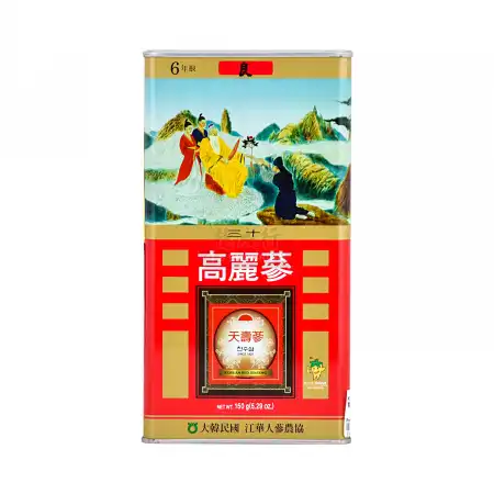 韩国天寿参 高丽参 (红参) 6年根-良30 (4两) 150g