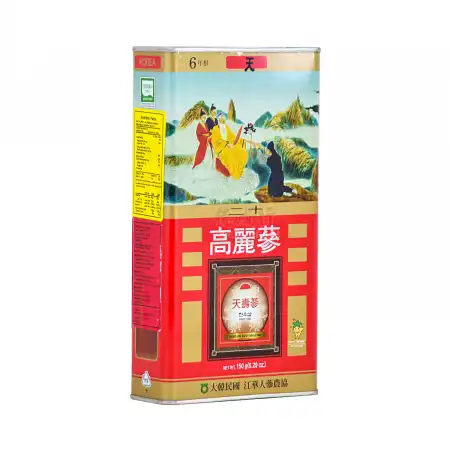 韩国天寿参 高丽参 (红参) 6年根-天20 (4两) 150g
