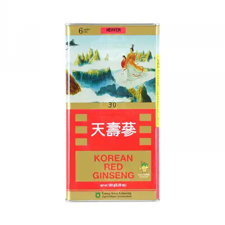 韩国天寿参 高丽参 (红参) 6年根-天30 (4两) 150g