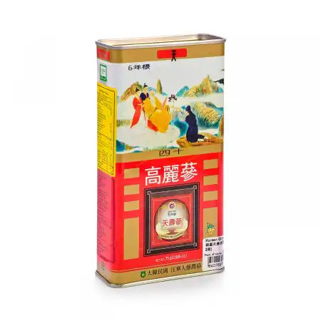 韩国天寿参 高丽参 (红参) 6年根-天40 (2两) 75g