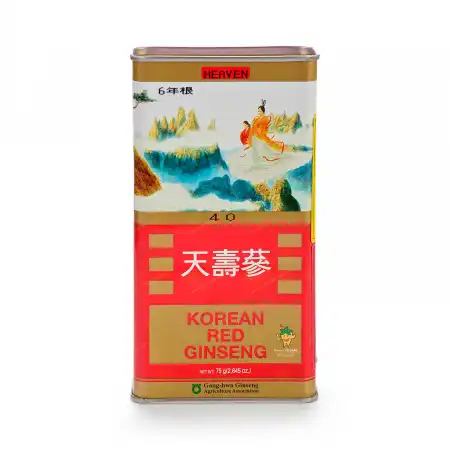 韩国天寿参 高丽参 (红参) 6年根-天40 (2两) 75g