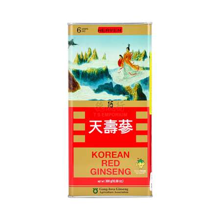 韩国天寿参高丽参(红参) 6年根-天15 (8两) 300g - 美国德成行