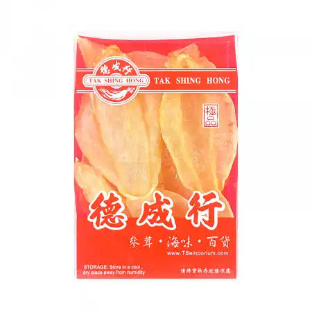 魚肚 475g 香港乾燥花胶 花膠（ファーガオ） G60南美大黄花胶(花胶/鱼胶/鱼肚) 16oz (#42164) - 美国德成行