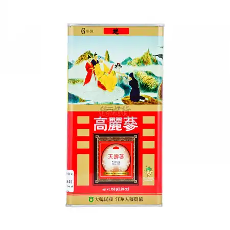 韩国天寿参 高丽参 (红参) (地20/4两) 150g
