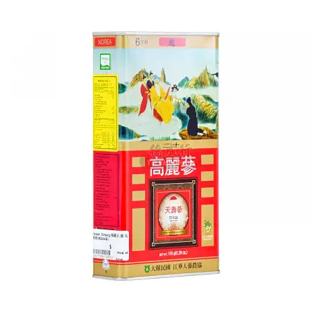 韩国天寿参 高丽参 (红参) (地20/4两) 150g