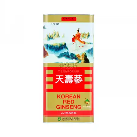 韩国天寿参 高丽参 (红参) 6年根-良40 (16两) 600g
