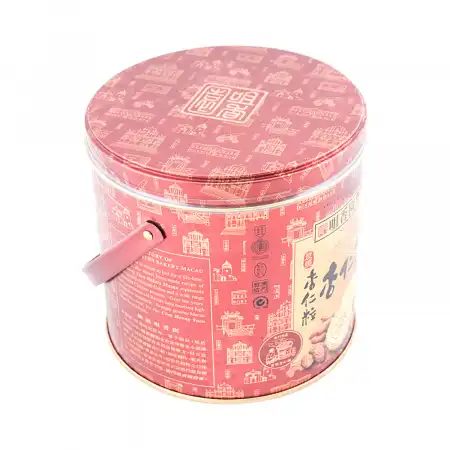 澳门咀香园饼家 炭烧杏仁饼 400g(圆罐) 