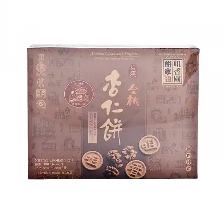 CHOI HEONG YUEN BAKERY Almond Cakes with Walnuts 180g 