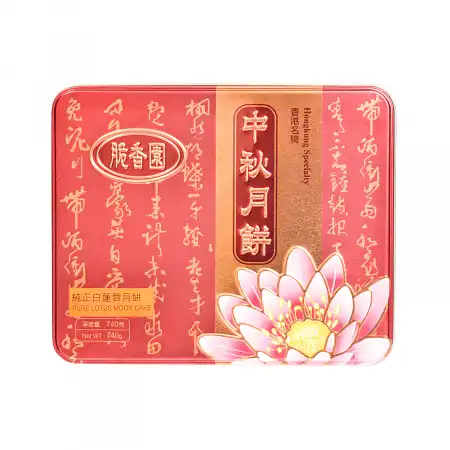 脆香园 纯正白莲蓉月饼 4pcs/740g
