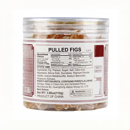 JIABAO Pulled Figs 110g