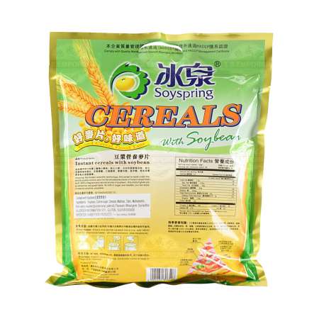かなsoymilk+toffee-500(値引き) SOYSPRING Cereals with Soybean 20packs/560g - Tak Shing Hong