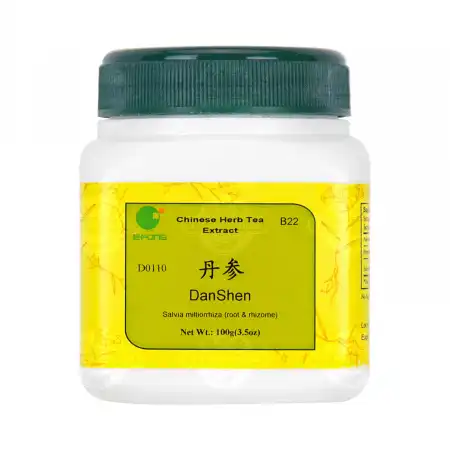 E-FONG Chinese Herb Tea Extract Powder - Dan Shen (Salvia Miltiorrhiza (Root & Rhizome) 100g/3.5oz