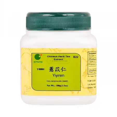 E-FONG Chinese Herb Tea Extract Powder - Yiyiren (Coix Lacryma-jobi / Seed) 100g/3.5oz