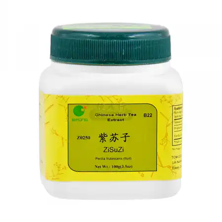 E-FONG Chinese Herb Tea Extract Powder - Zi Su Zi (Perilla frutescens, fruit) 100g/3.5oz