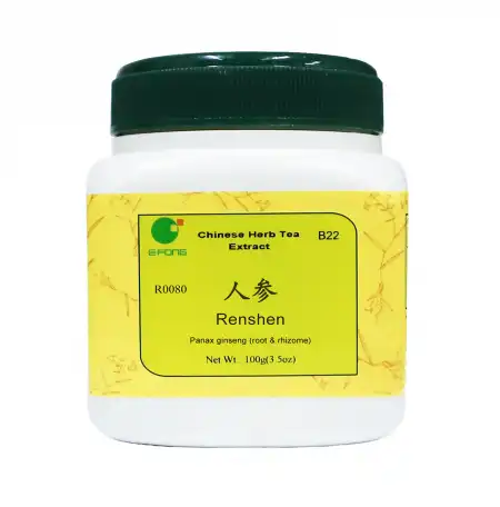 E-FONG Chinese Herb Tea Extract Powder - Renshen (Panax Ginseng / Root & Rhizome) 100g/3.5oz